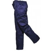 3 x Portwest Ladies Elasticated Trousers - Navy - Reg Sz12 - CL185 - Ref: PW/S097/NVY/12R/P19 -