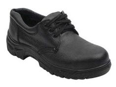 1 x Pair Of PRO-MAN S3 Rated Dual Density Leather Safety Shoe (En345) - Size 7 - CL185 - Ref: RF/