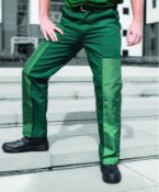 6 x Ballistic Trousers In Bottle Green - Ideal For Refuse Workers - Reg 34 - CL185 - Ref: DV/4510/
