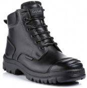 1 x Pair Of Goliath Leather Welders Safety Boots (S3 Safety Rated) - Size 11 - Features Dual Density