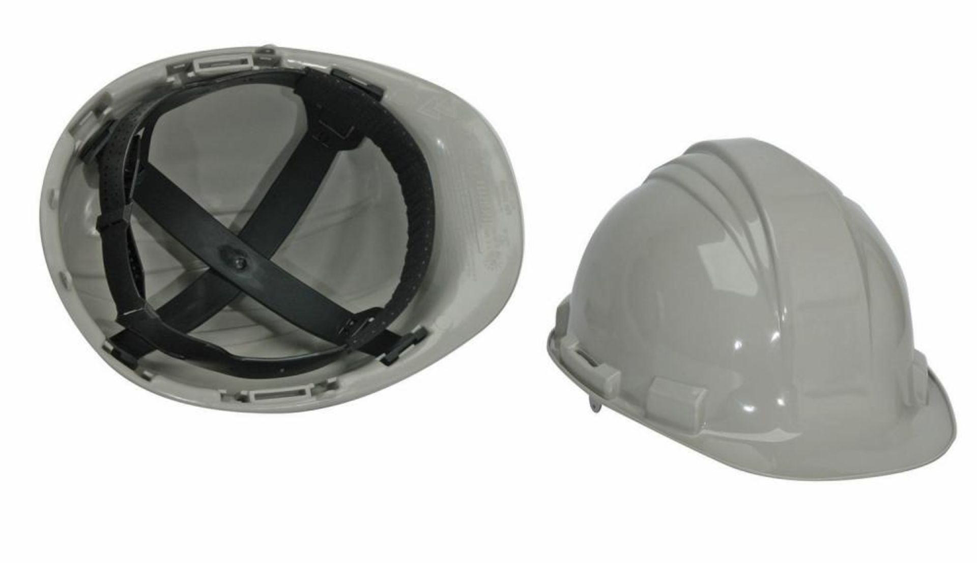 5 x North A59 Safety Helmet Grey - CL185 - Ref: NO/A59/GREY/P14 - New Stock - Location: Stoke-on-Tre