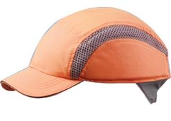 8 x Centurion Airpro Reduced Peak Airpro Baseball Bump Cap In Hi-Vis Orange - CL185 - Ref: CEN/