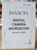 1 x Invicta Digital Camera Microscope - Science/Educational - CL185 - Ref: DSY0297 - Location: Stoke