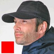 10 x Zeroflame Flame-retardant Welders Cap, With Velcro Closing - Colour: Red - Fully EN-approved