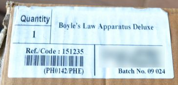 1 x PH Boyles Law Apparatus - Science/Educational - CL185 - Ref: DSY0284 - Location: Stoke-on-Trent