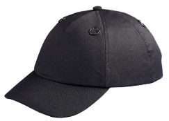 5 x Centurion S18 Baseball Bump Caps In Black - CL185 - Ref: CEN/S18/BLK/P48 - New Stock - Location: