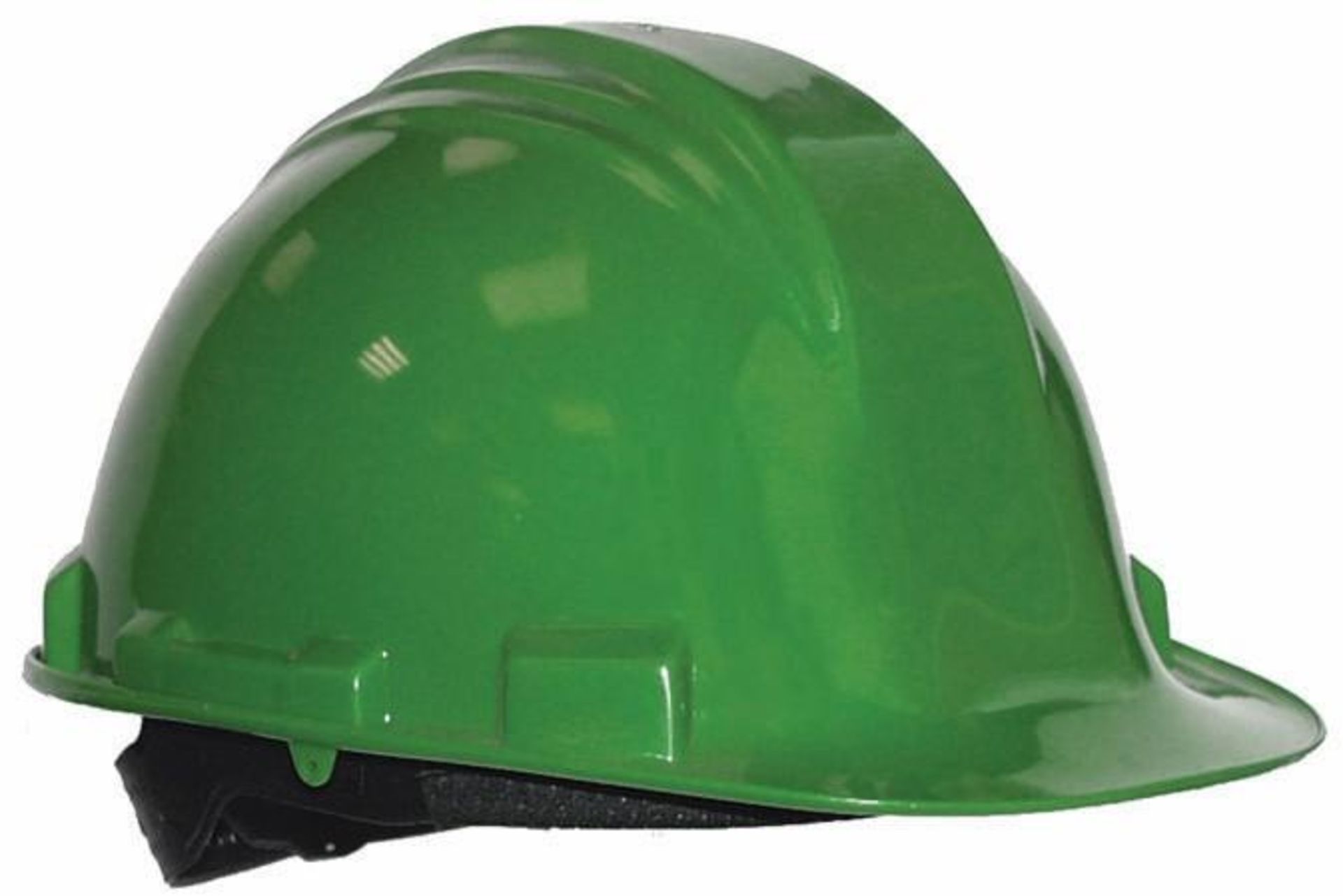 5 x North A59 Safety Helmet Green - CL185 - Ref: NO/A59/GRN/P27 - New Stock - Location: Stoke-on-Tre