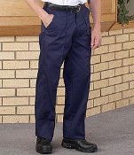 2 x Davern Sewn-In Seam Trousers - Navy - Size Regular 28.5 - CL185 - Ref: DV/TR10/NVY/28.5R/P22 -