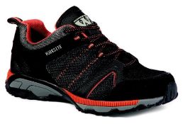 1 x Pair Of Low Profile Black Mesh Trainers With Steel Toe Cap And Steel Midsole - Size: 6 - CL185 -
