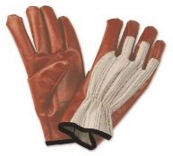 50 x Pairs Of Worknit® Cotton/Nitrile Mens Work Gloves Heavy-weight cotton lining - CL185 - Ref: