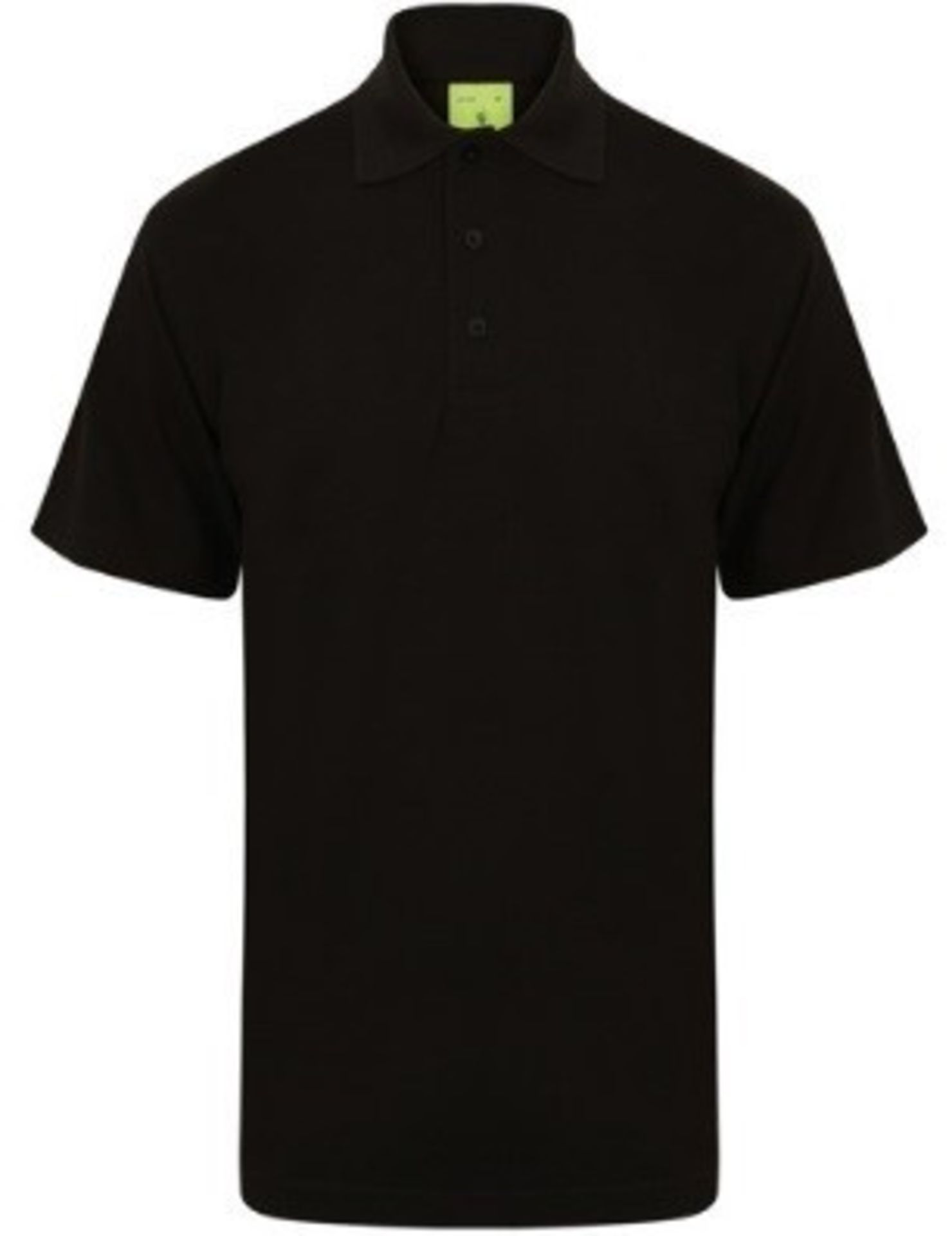 9 x Uneek Active Pique Polo Shirts (Work Wear) Colour: Black - Size: Small - CL185 - Ref: UN/UC105/