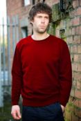 9 x Set-In Sleeve Sweatshirt Red - Size Medium - CL185 - Ref: DV/HL417/RED/M/P20 - New Stock -
