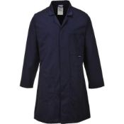 59 x Standard Lab/Engineering Coat Navy 3L - CL185 - Ref: PW/C852/NVY/L/P35 - New Stock -
