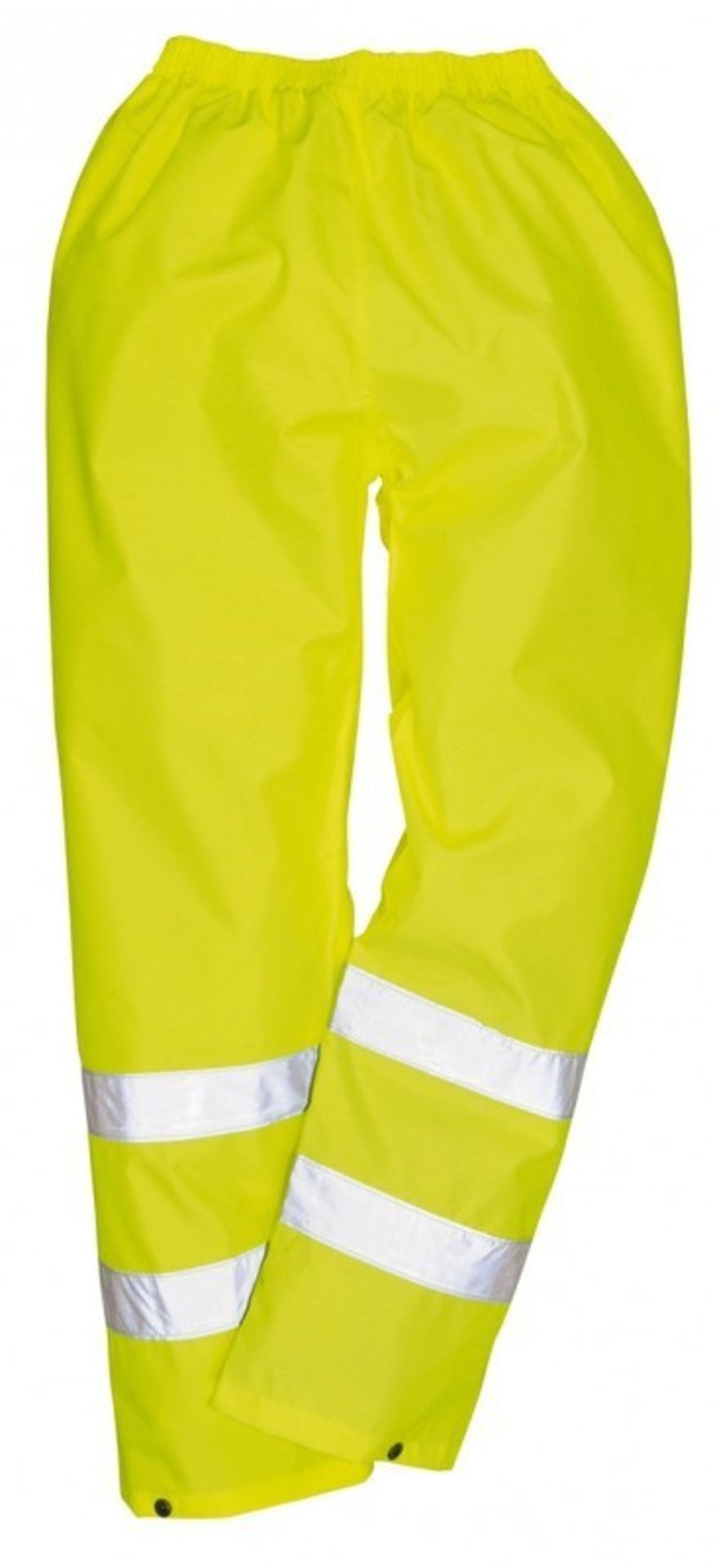 1 x Portwest S480 Hi-Vis Traffic Trousers - Class 3/rail Spec Overtrousers For Tough Working