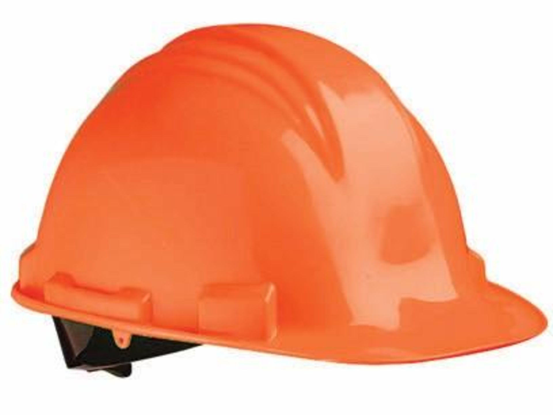 39 x North A59 Safety Helmet Orange - CL185 - Ref: NO/A59/ORANG/P22 - New Stock - Location: Stoke-on
