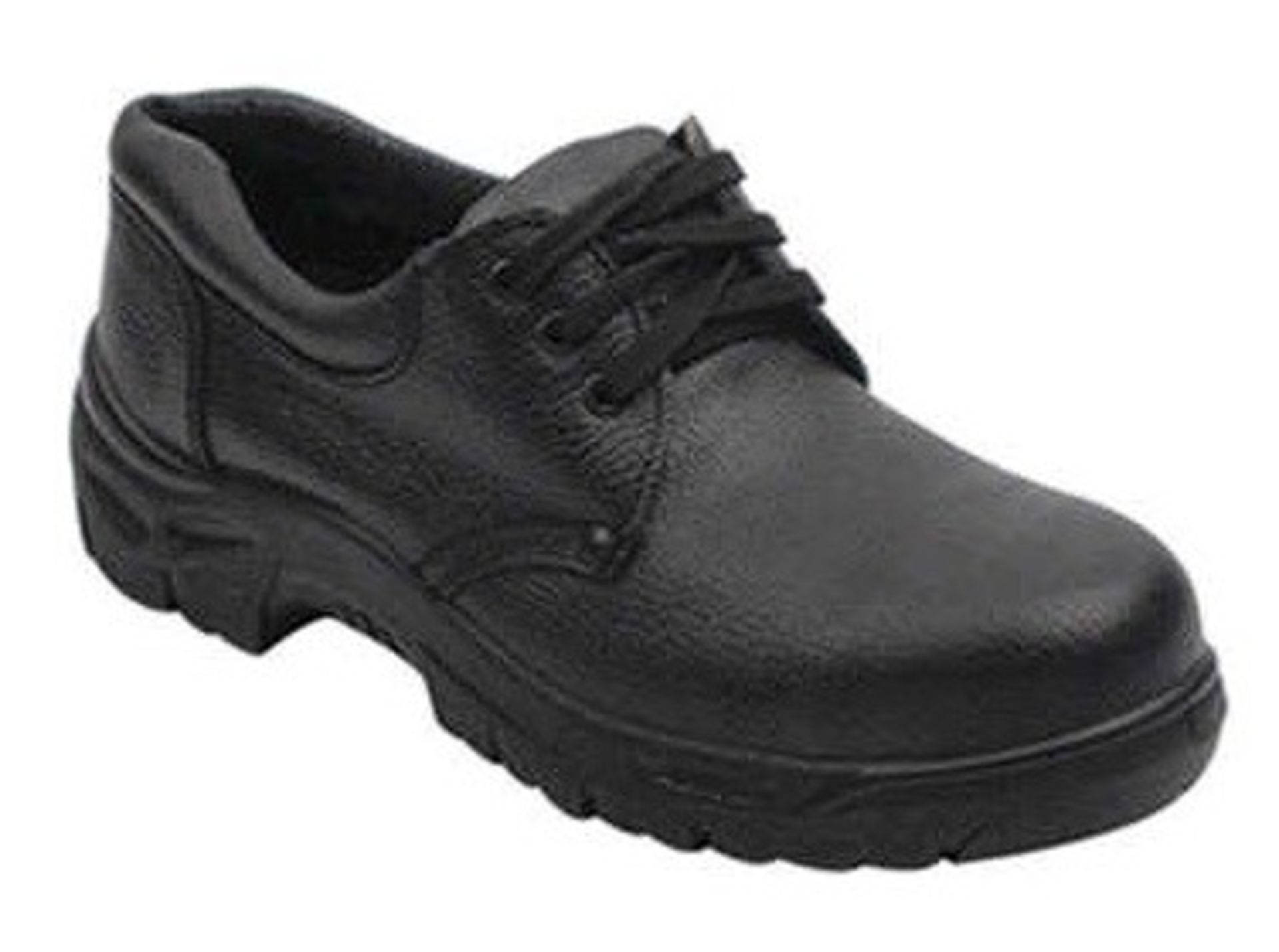 1 x Pair Of PRO-MAN S3 Rated Dual Density Leather Safety Shoe (En345) - Size 11 - CL185 - Ref: RF/