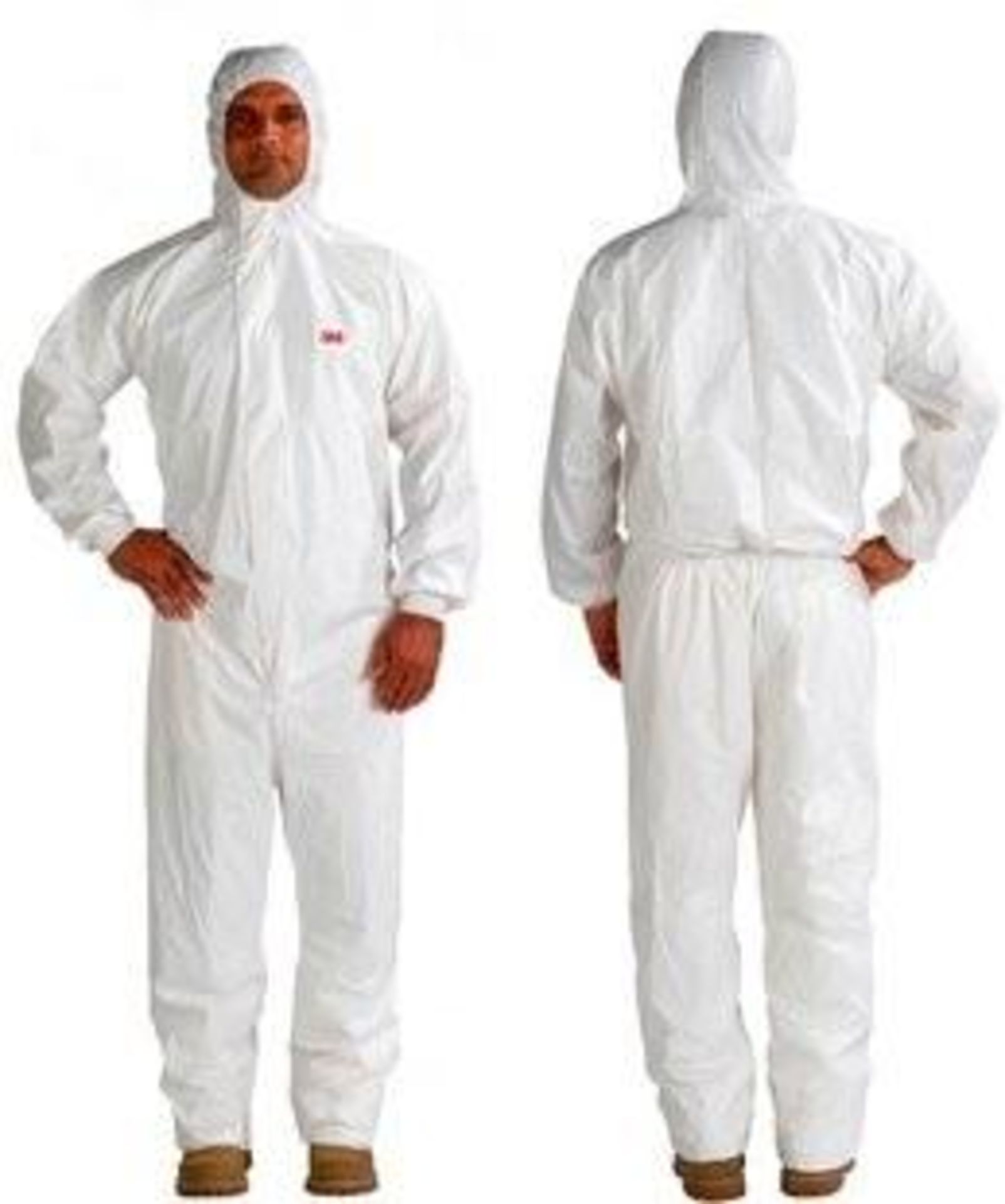 3 x 3M 4565 Protective Coverall - Size: XL - CL185 - Ref: DA/CMPU/WHT/XL/P30 - New Stock - Location: