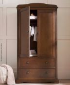 1 x Mothercare Bloomsbury Wardrobe Nursery Furniture - Dimensions: W100 x D52 x H190cm - CL185 -