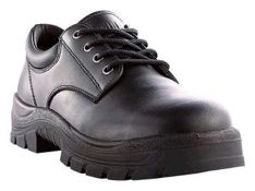 1 x Pair Of Howler Amazon Derby Steel Toe Shoes (S3 Rated) - Colour: Black - Size: 4 - CL185 -