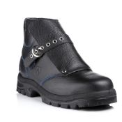 1 x Pair Of Goliath Furnace Master Ankle Foundry Boot HM2001 - Colour Black - Size: 5 - CL185 - Ref: