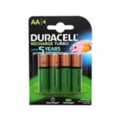 5 x Packs of Duracell Rechargeable AA 2450Mah Batteries - 4 Batteries Per Pack - CL185 - Ref: PT/DUR