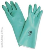 60 x Pairs Of Nitriguard Plus™ Unsupported Nitrile, Chemical Resistant Gloves - Size: 8 / Medium,