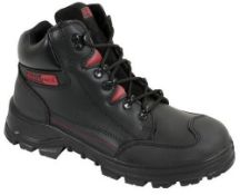 1 x Pair Of Blackrock PANTHER Unisex Work Boots with Steel Toe Cap Mid Sole - UK Size Black 10 -