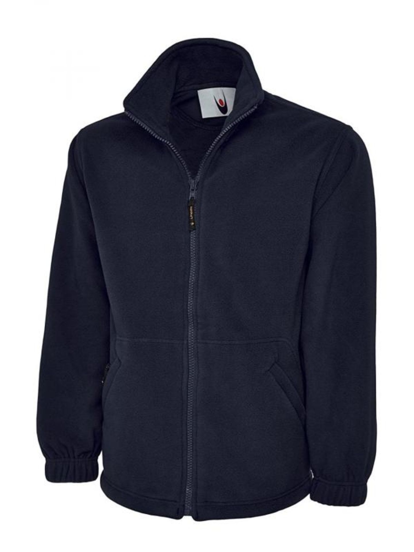 7 x Uneek Classic Unisex Fleece 300Gsm - Navy - Small - CL185 - Ref: UN/UC604/NVY/S/P31 - New Stock