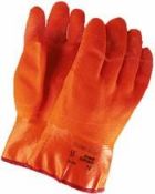7 x Pairs of Ansell Polar Grip Gloves - Fully Coated - Size 10 - CL185 - Ref: 63786/P44 - New