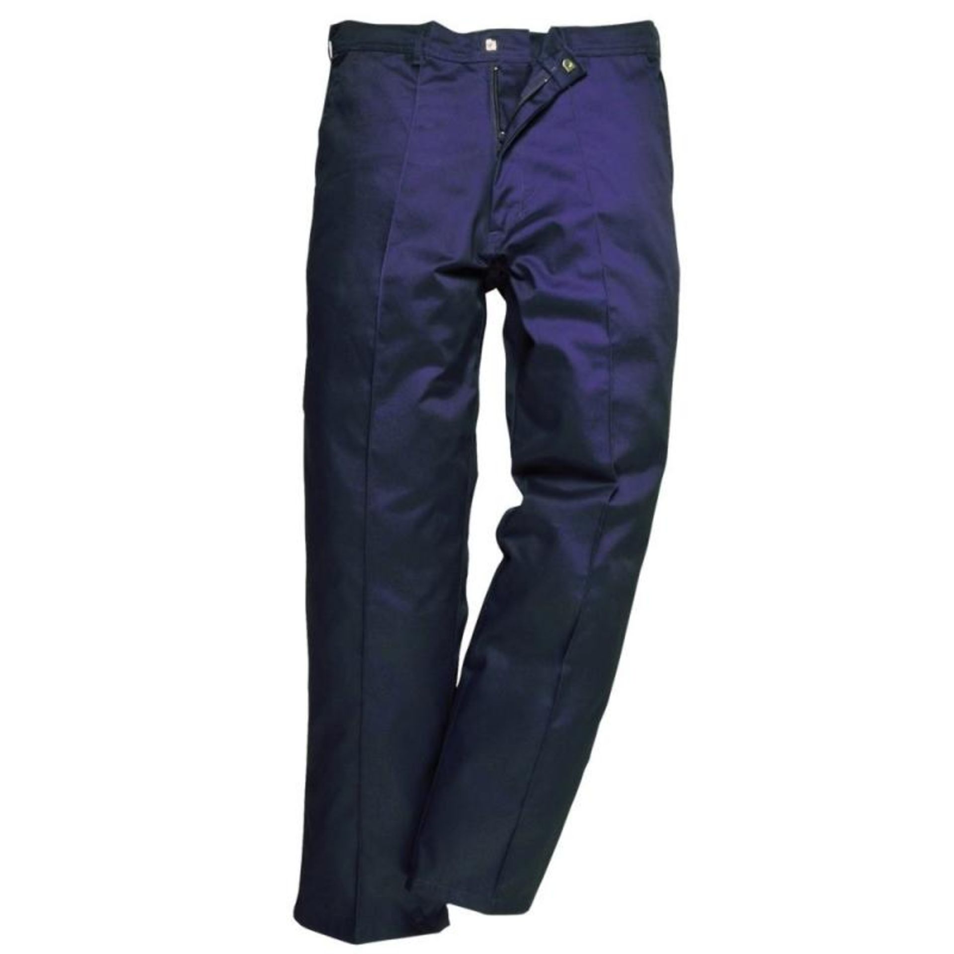 32 x Portwest Preston Twin Pleated Trousers - Navy - Size 42 Reg - CL185 - Ref: PW/2885/NVY/42R/P32