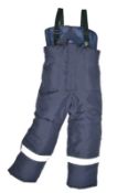 1 x Portwest Coldstore Trousers - Navy - Size XL - CL185 - Ref: PW/CS11/NVY/XL/P26 - New Stock -
