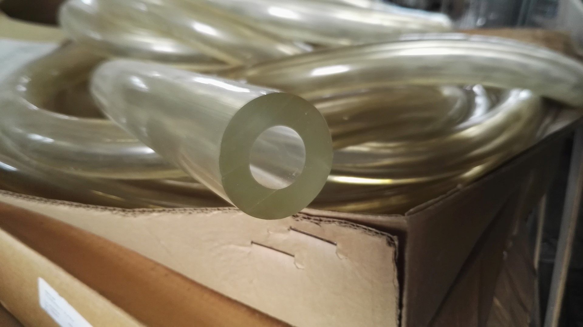 1 x Tygon 2" Wide Flexible Transparent Tubing - 50Ft Long - CL185 - Ref: R3603 - Location: Stoke-