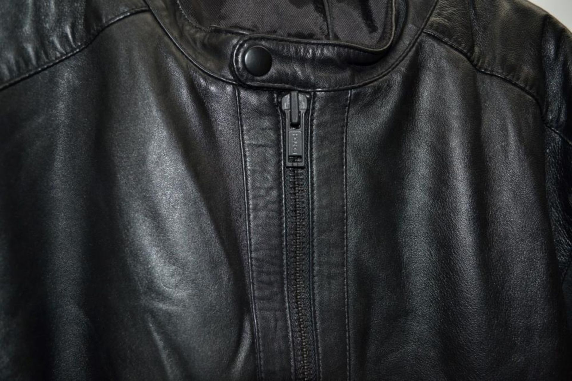 1 x GNIOUS "Black Label" Mens Lamb Nappa Leather Coat - Design: Sergi - New Stock With Tags - Recent - Image 3 of 5