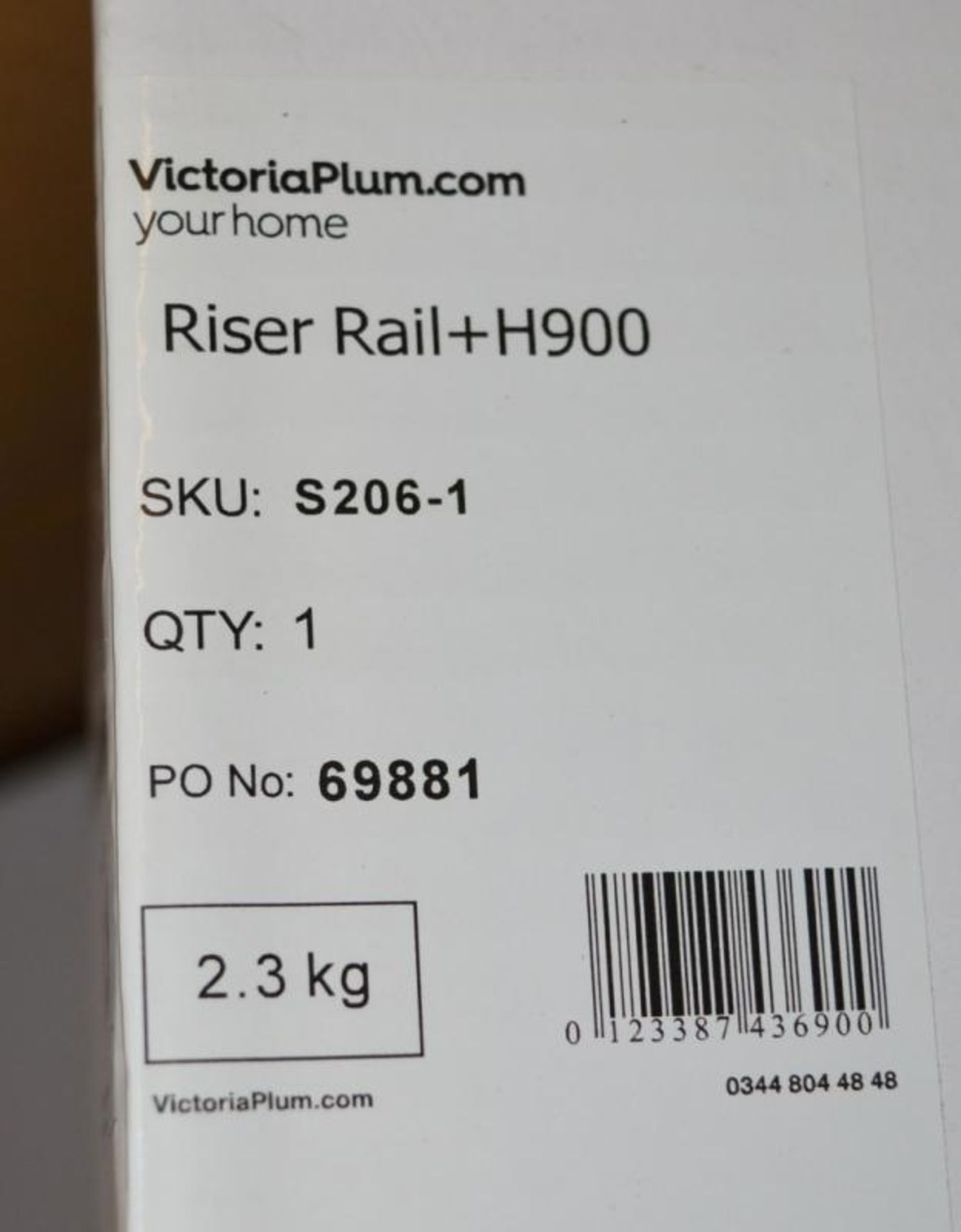 1 x Shower Riser Rail + H900 - Chrome Finish - Brand New Boxed Stock - Ref S206-1 - CL190 - - Image 5 of 5