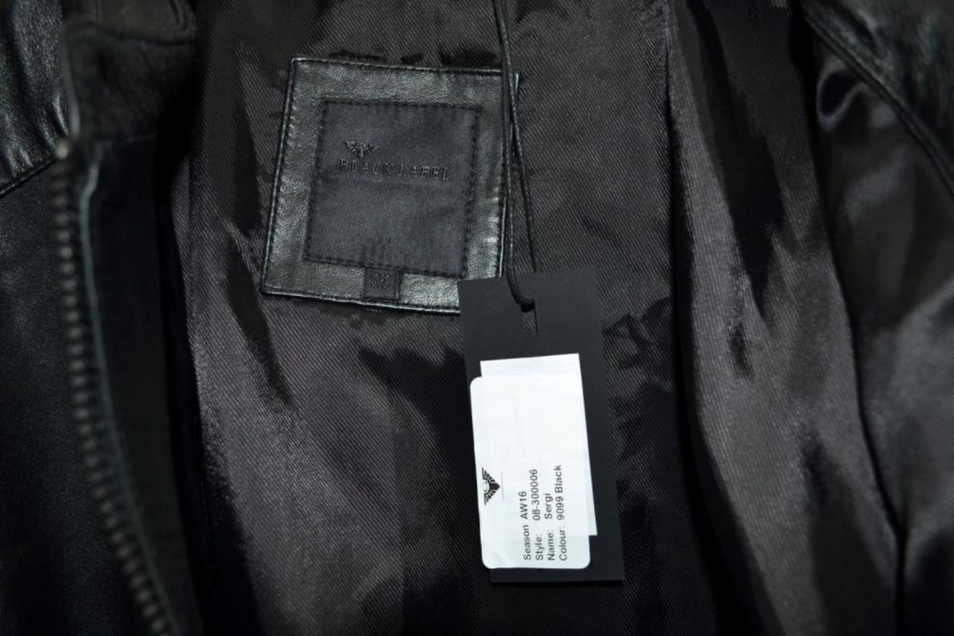 1 x GNIOUS "Black Label" Mens Lamb Nappa Leather Coat - Design: Sergi - New Stock With Tags - Recent - Image 5 of 5