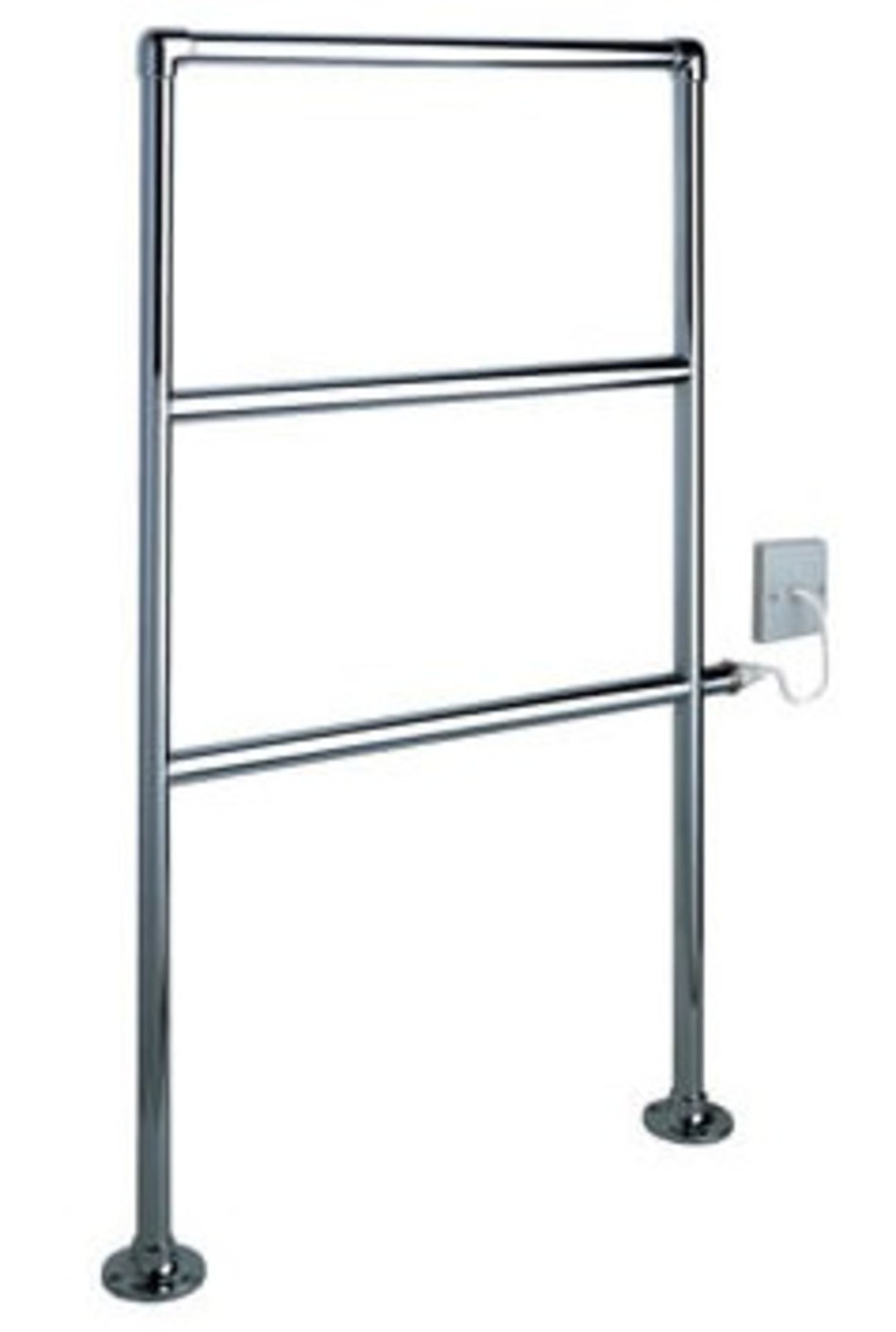 1 x Vogue Valleta Electric Heated Towel Rail - New Boxed Stock - Ref: W575 x H915mm - Ref: