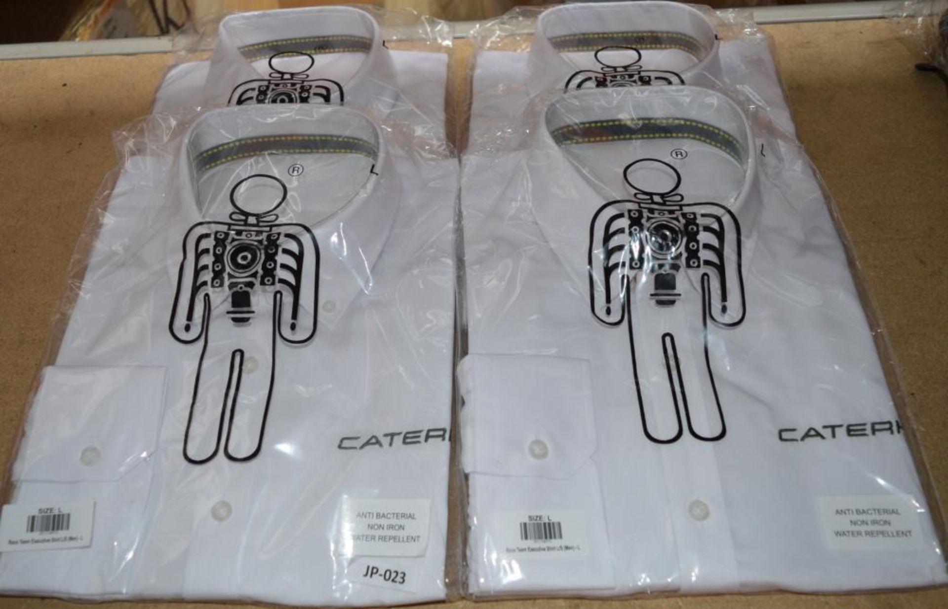 4 x Mens CATERHAM F1 Race Team Executive Shirts - White Long Sleeve - Antibacterial, Non Iron, Water - Image 5 of 5