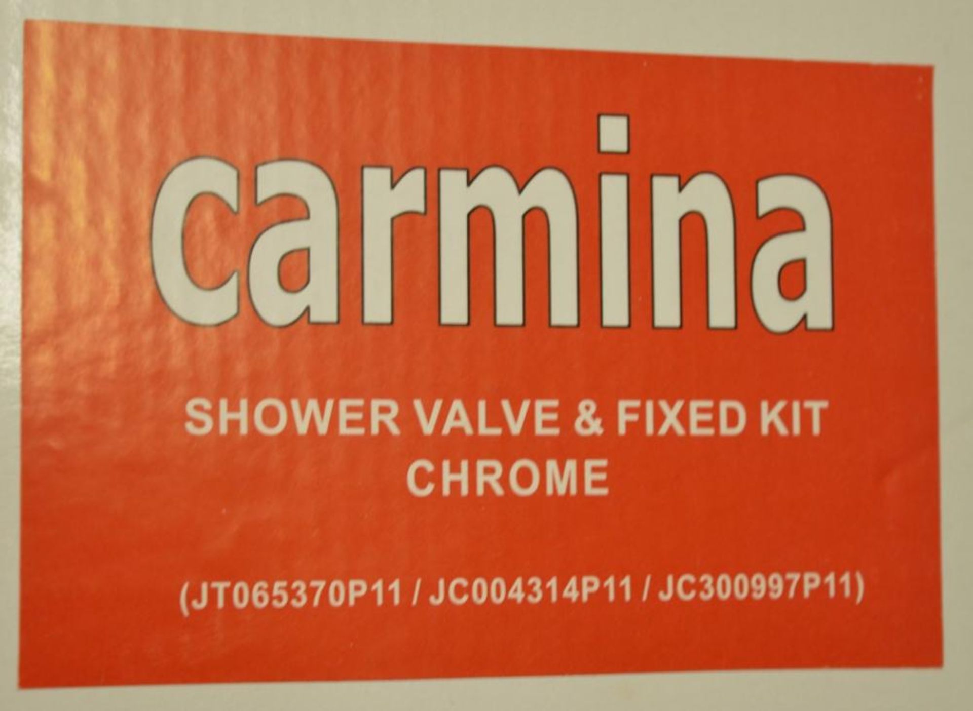 1 x Carmina Shower Valve Kit - Contains Chrome Shower Head, Fixed Arm and Manual Control - Brass - Image 5 of 7