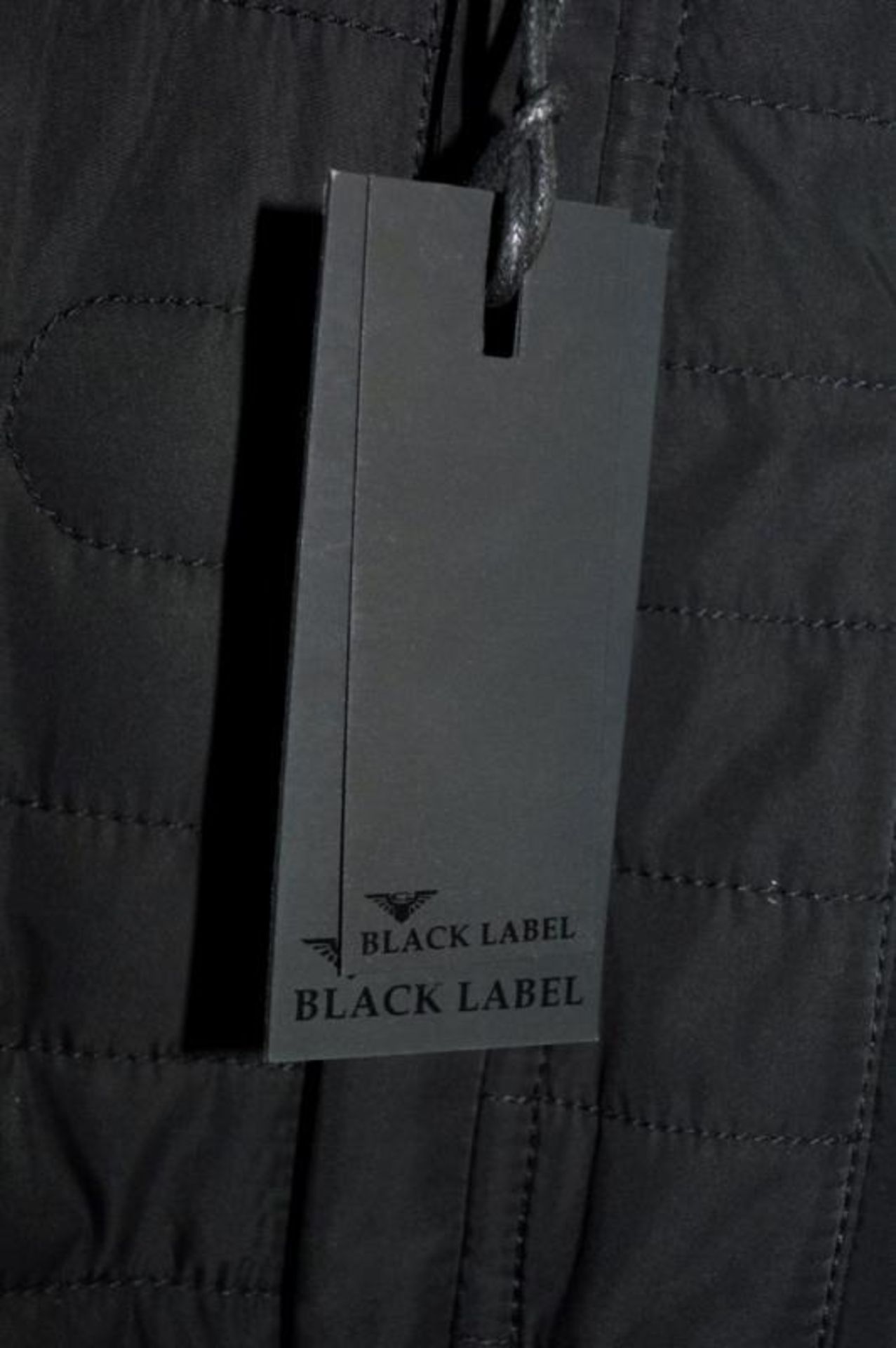 1 x GNIOUS "Black Label" Mens Coat - New Stock With Tags - Recent Store Closure - Colour: Black - - Image 3 of 5