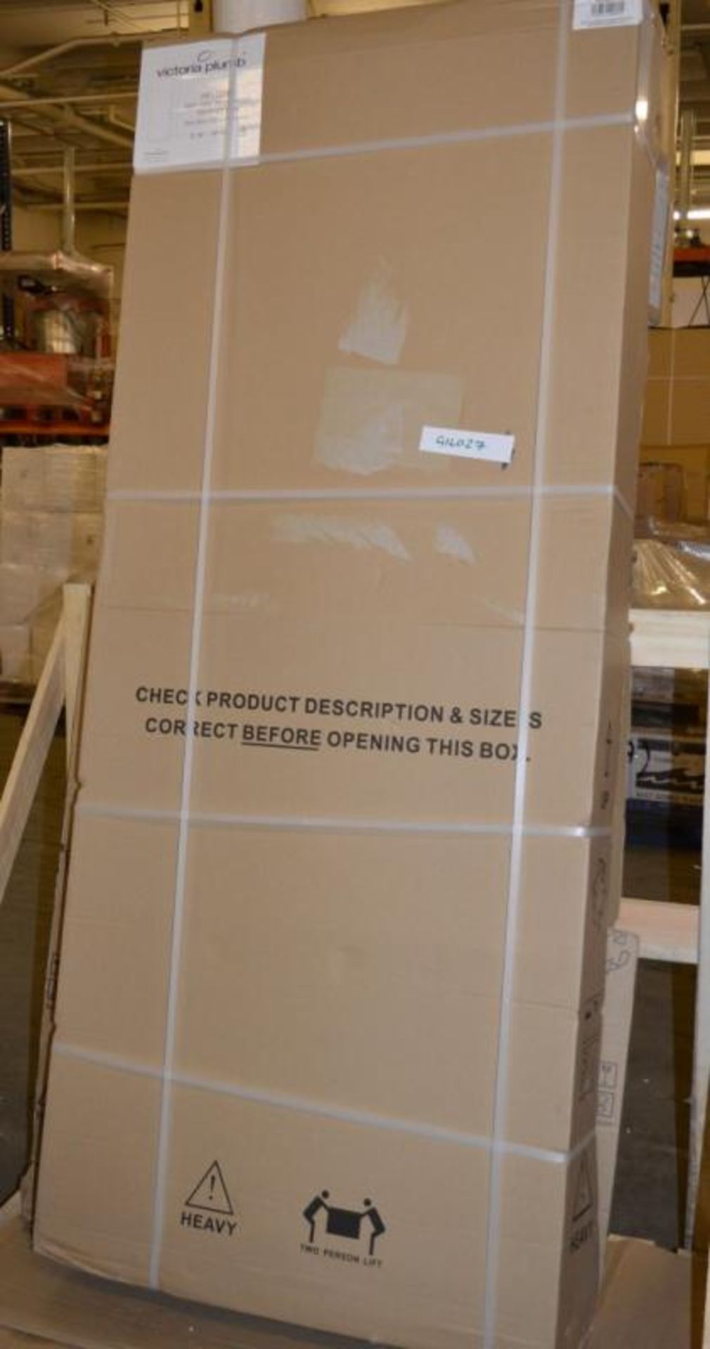 1 x Quadrant Shower Enclosure - 800x800mm - 8mm Clear Glass - Hinged Door - New Boxed Stock - - Image 2 of 3