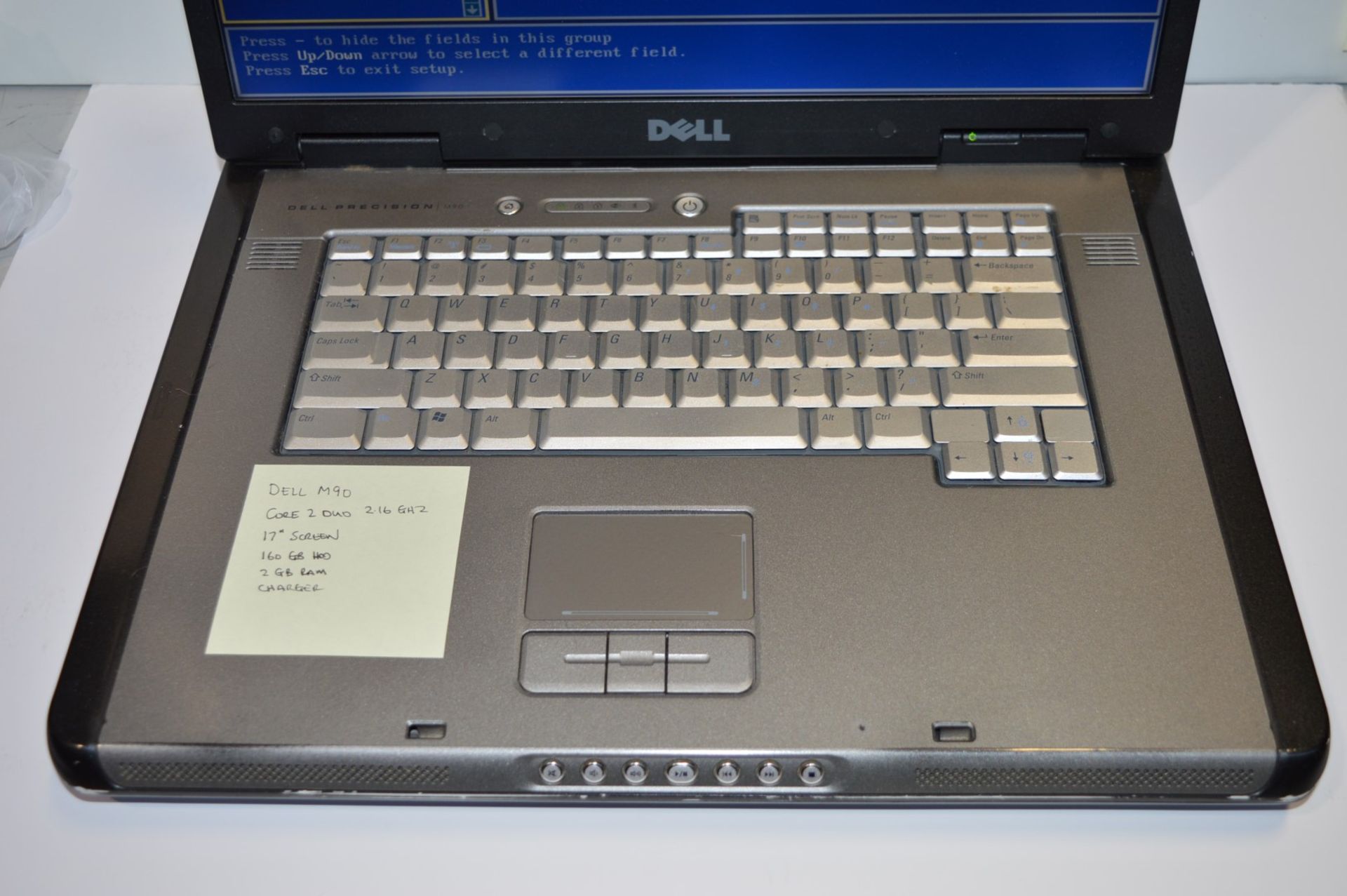 1 x Dell M90 17 Inch Laptop Computer - Features an Intel Core 2 Duo 2.16ghz Processor, 160gb Hard - Image 4 of 12