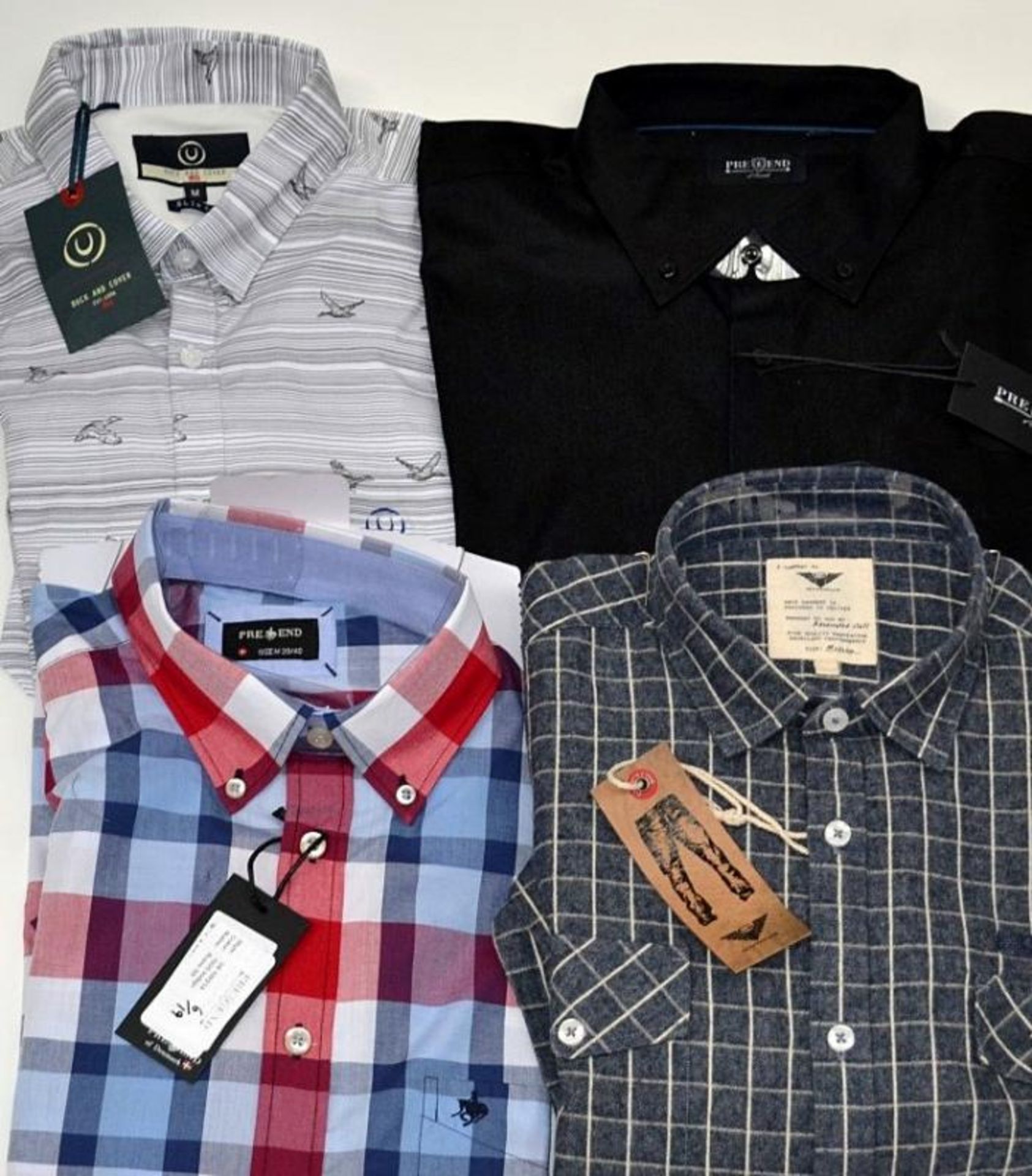 4 x Assorted Pre End Mens Shirts - Various Styles - Suitable For Evenings Out Or To Wear In The