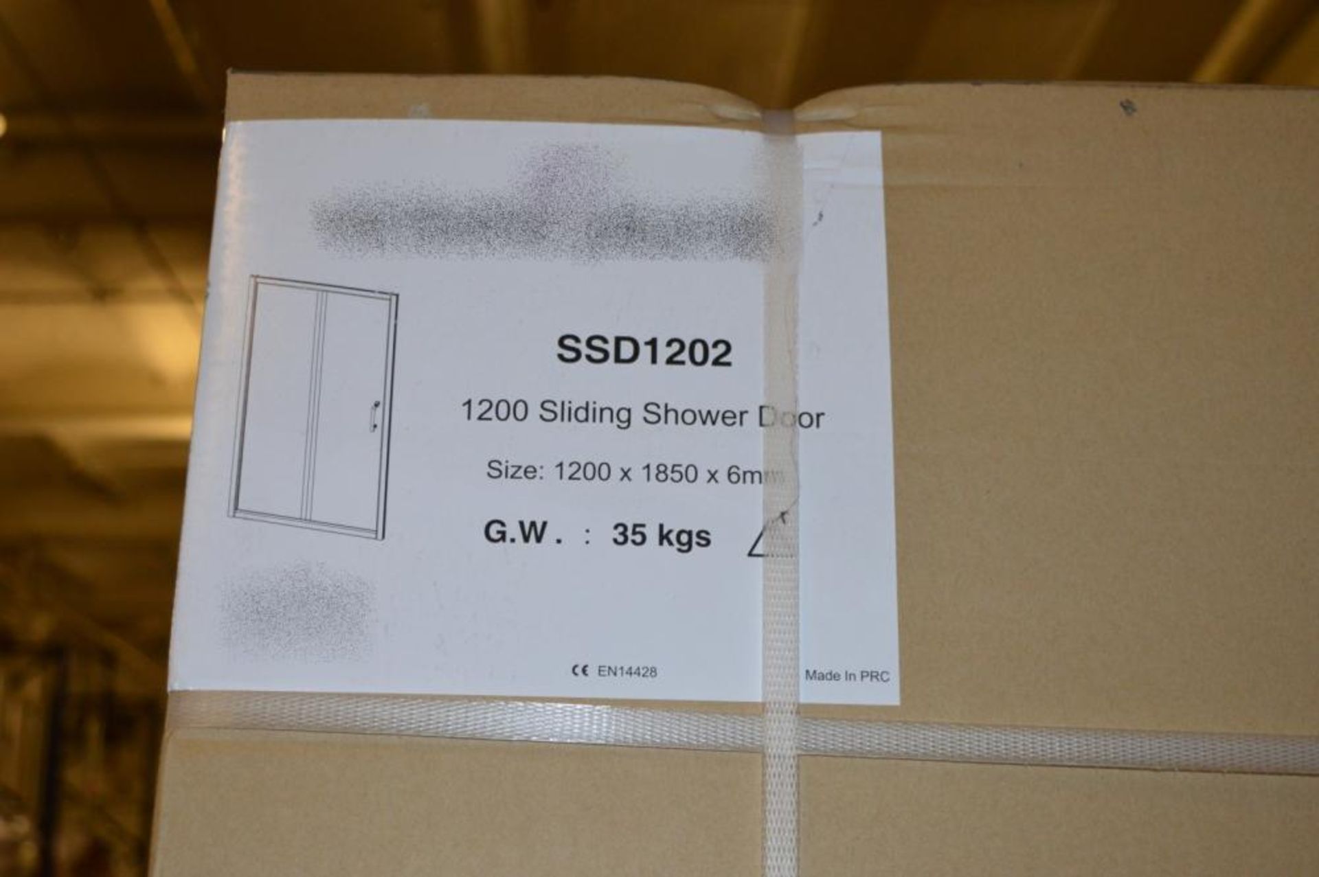 1 x Mode Infiniti 1200mm Framed Sliding Shower Door -  8mm - CL190 - Ref BR095 - Location: Bolton - Image 3 of 3
