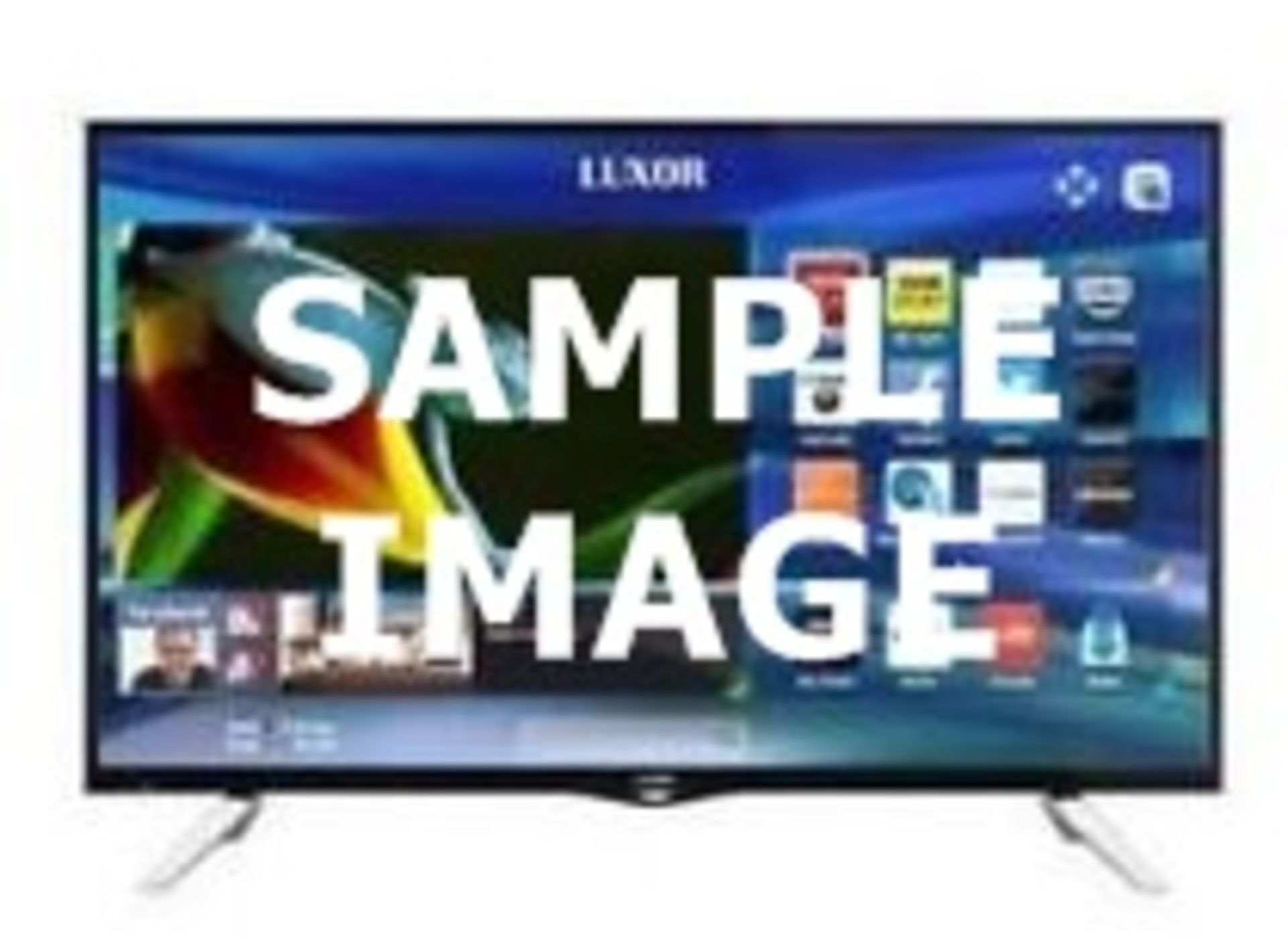 3 x Luxor 43 inch Full HD LED Smart Televisions With Freeview - Spares or Repairs - CL010 -