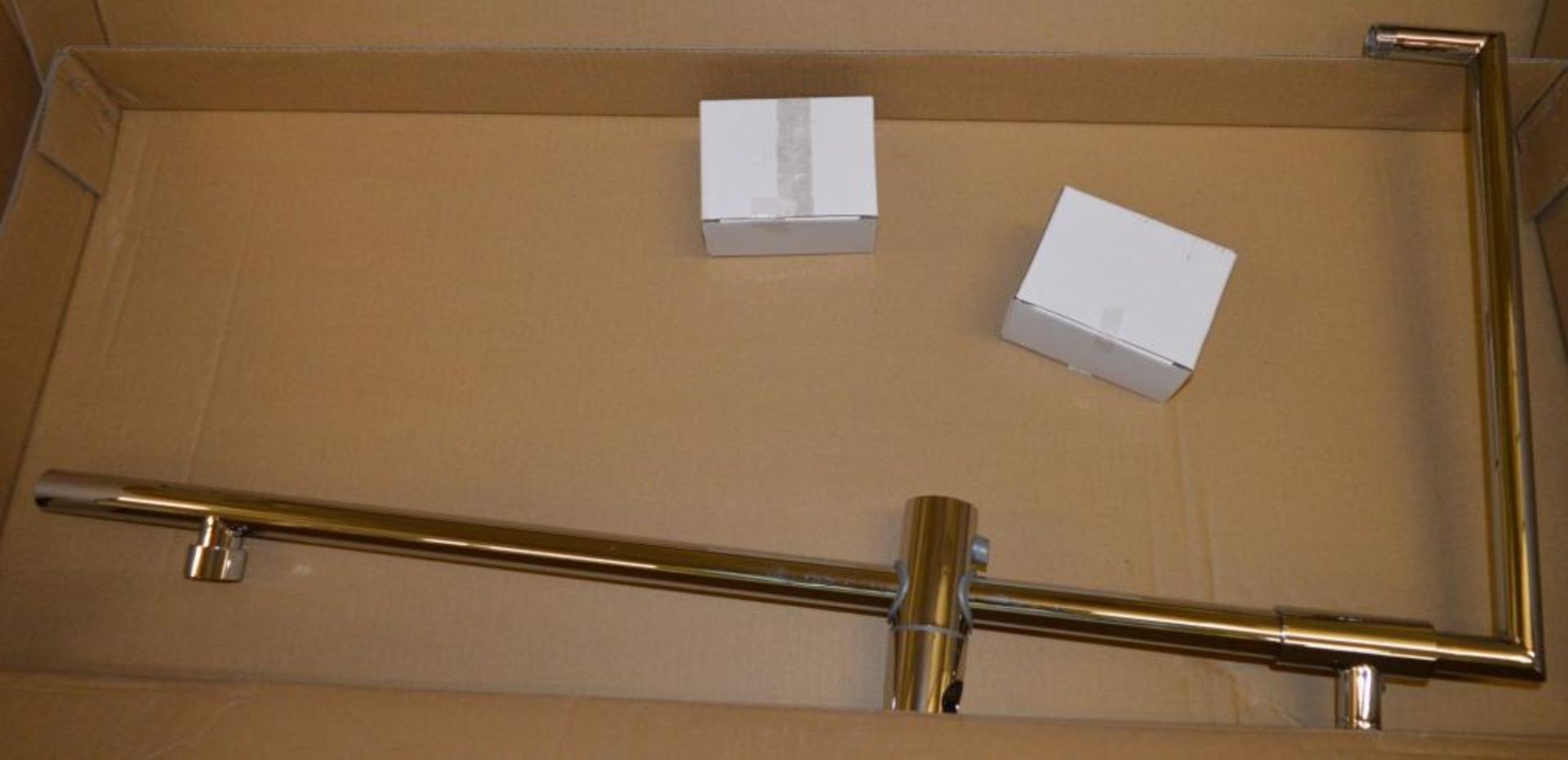 1 x Shower Riser Rail + H900 - Chrome Finish - Brand New Boxed Stock - Ref S206-1 - CL190 -