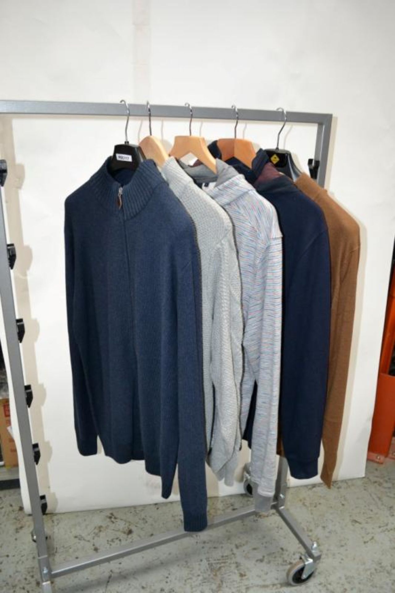 5 x Assorted Branded Long Sleeve Tops / Sweaters - Brands Include PRE END / DUCK & COVER / BRITISH