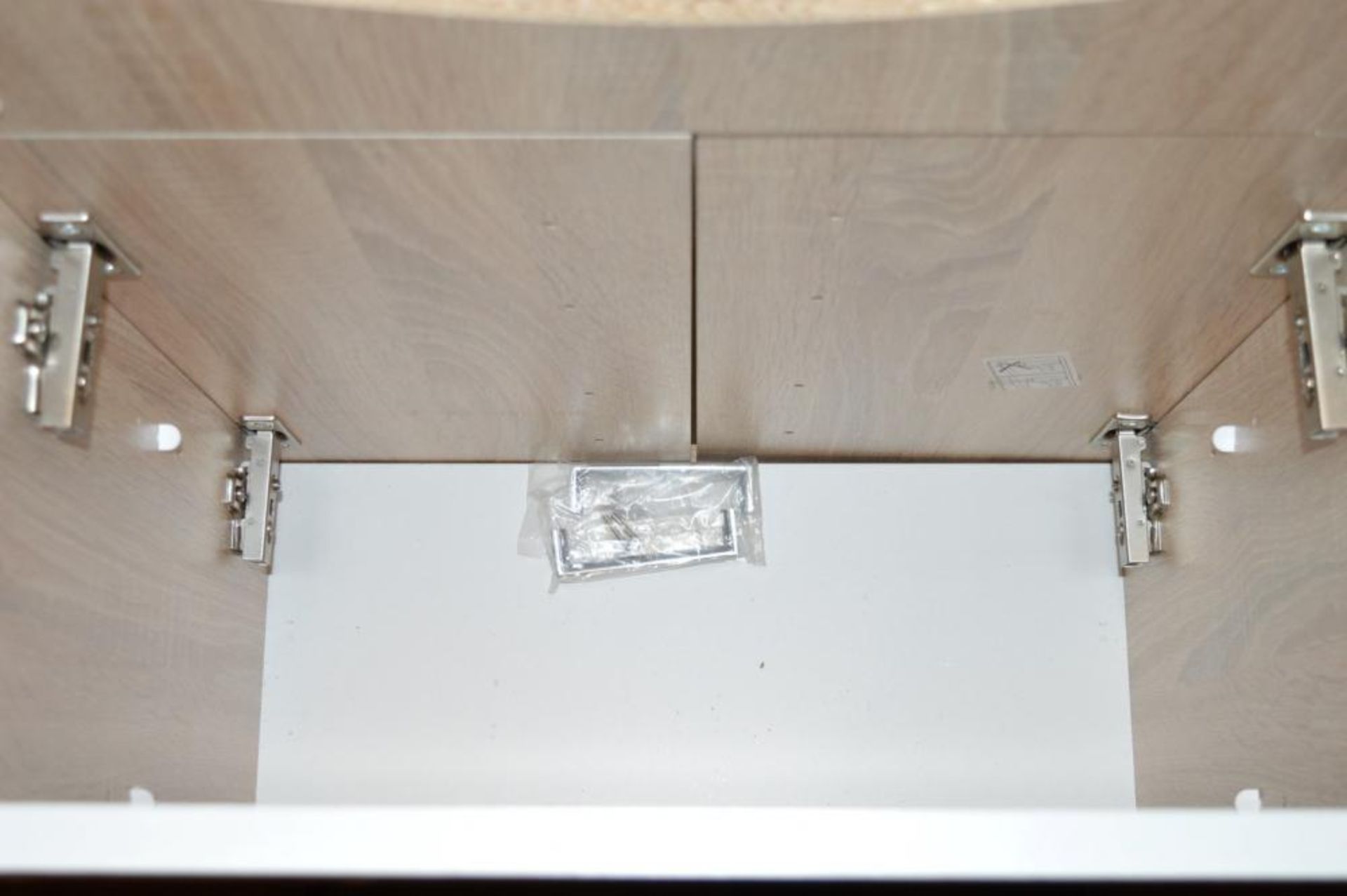 1 x Oak 520mm Bathroom Vanity Cabinet - Sink Basin Not Included - CL190 - Ref GIL011 - Unused - Image 2 of 4