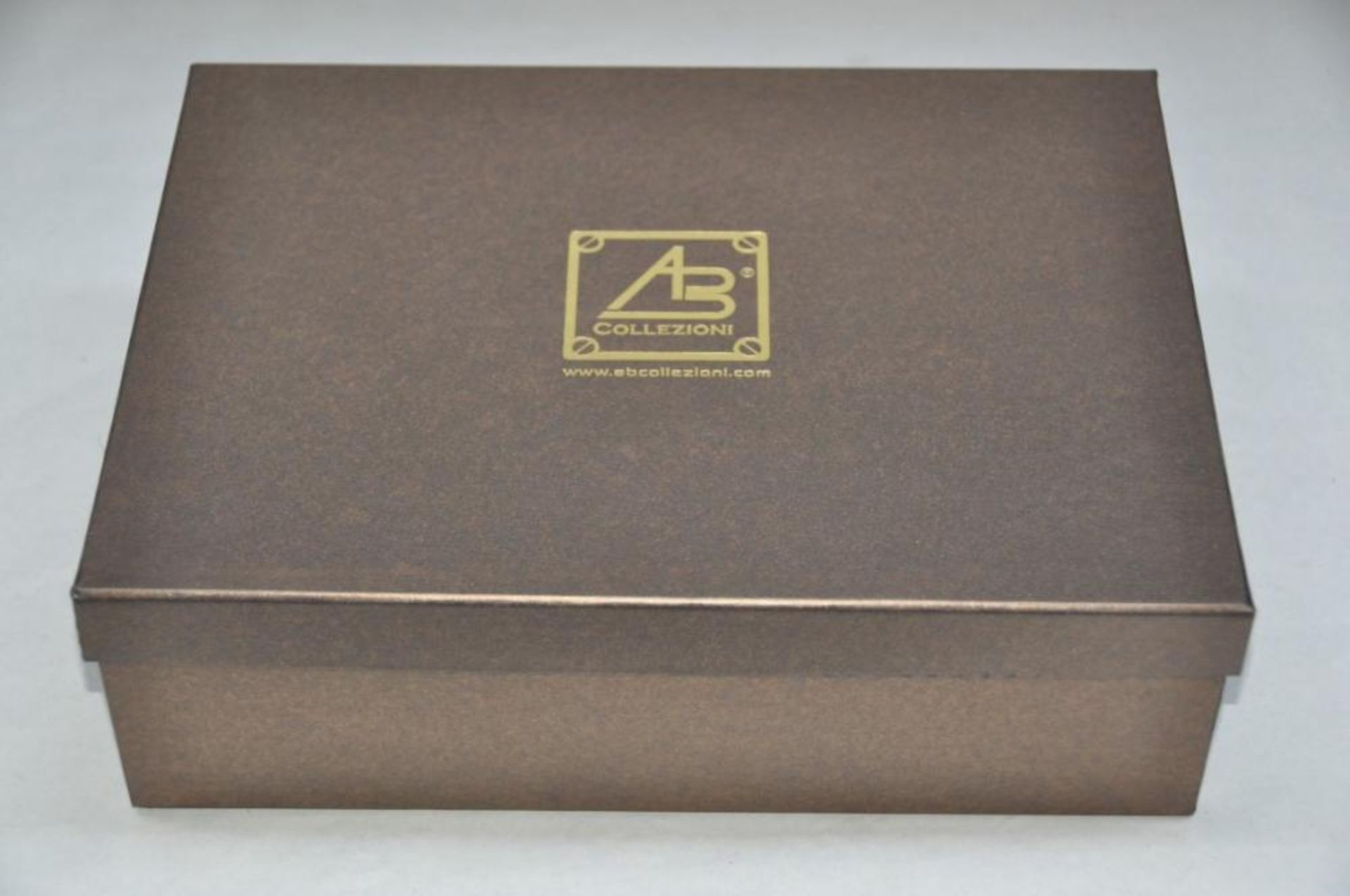 1 x "AB Collezioni" Italian Genuine Leather-Bound Luxury POKER SET (34048) - Features Beautiful - Image 6 of 8