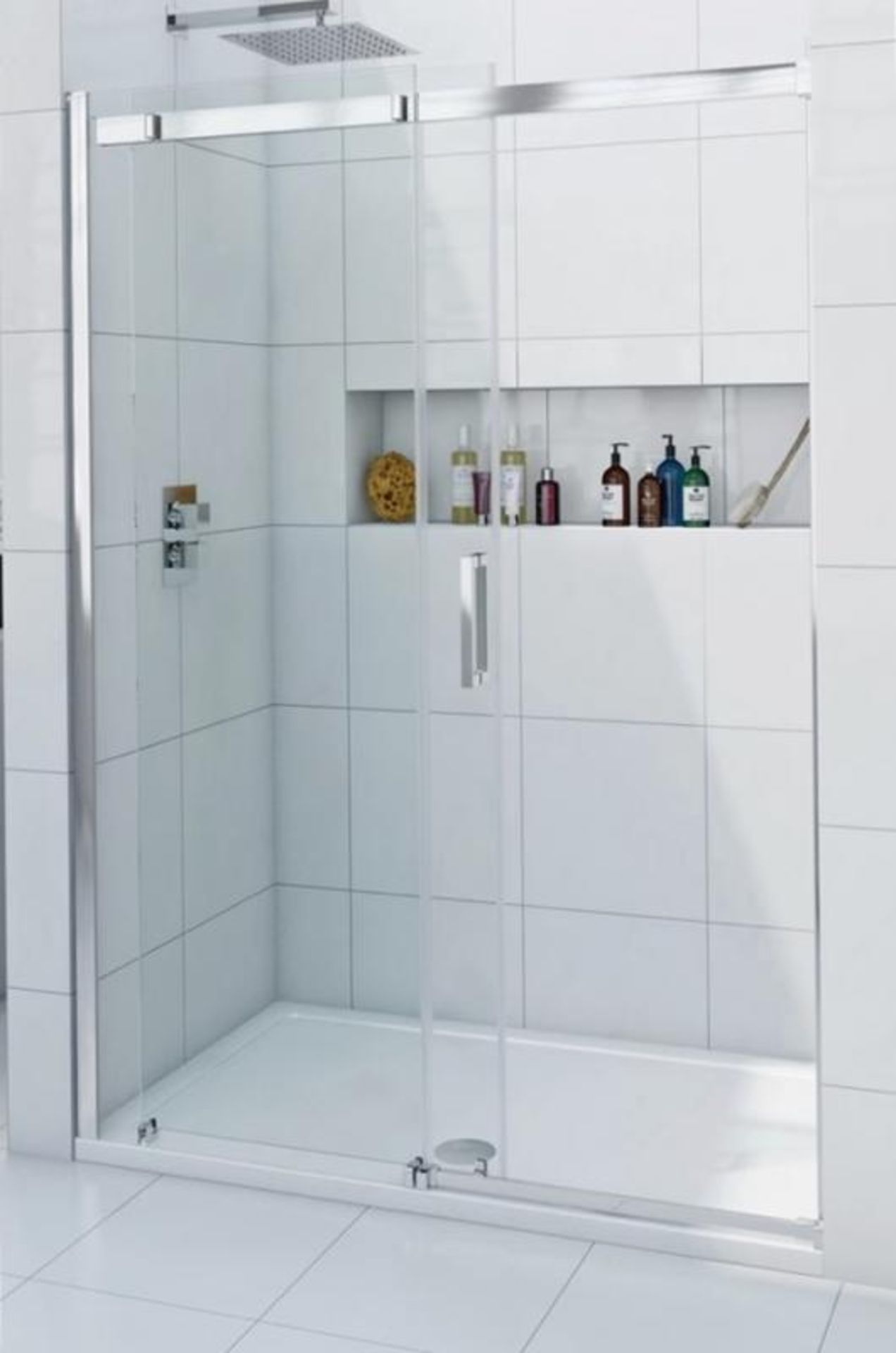 1 x Mode Infiniti 1200mm Framed Sliding Shower Door -  8mm - CL190 - Ref BR095 - Location: Bolton