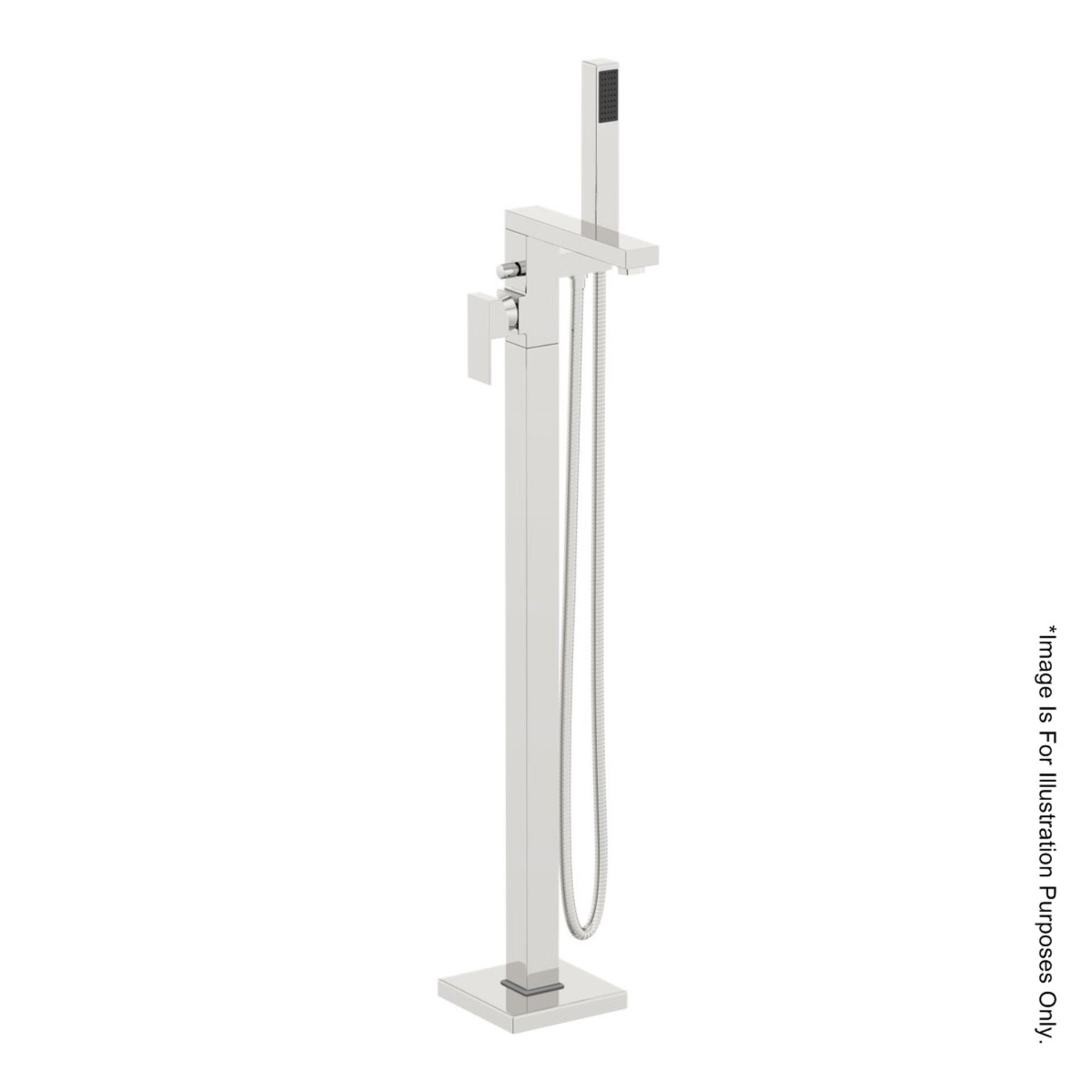 1 x Richmond Freestanding Bath Filler Tap In Chrome - Ref: MBI002 - CL190 - Unused Boxed Stock - - Image 3 of 8